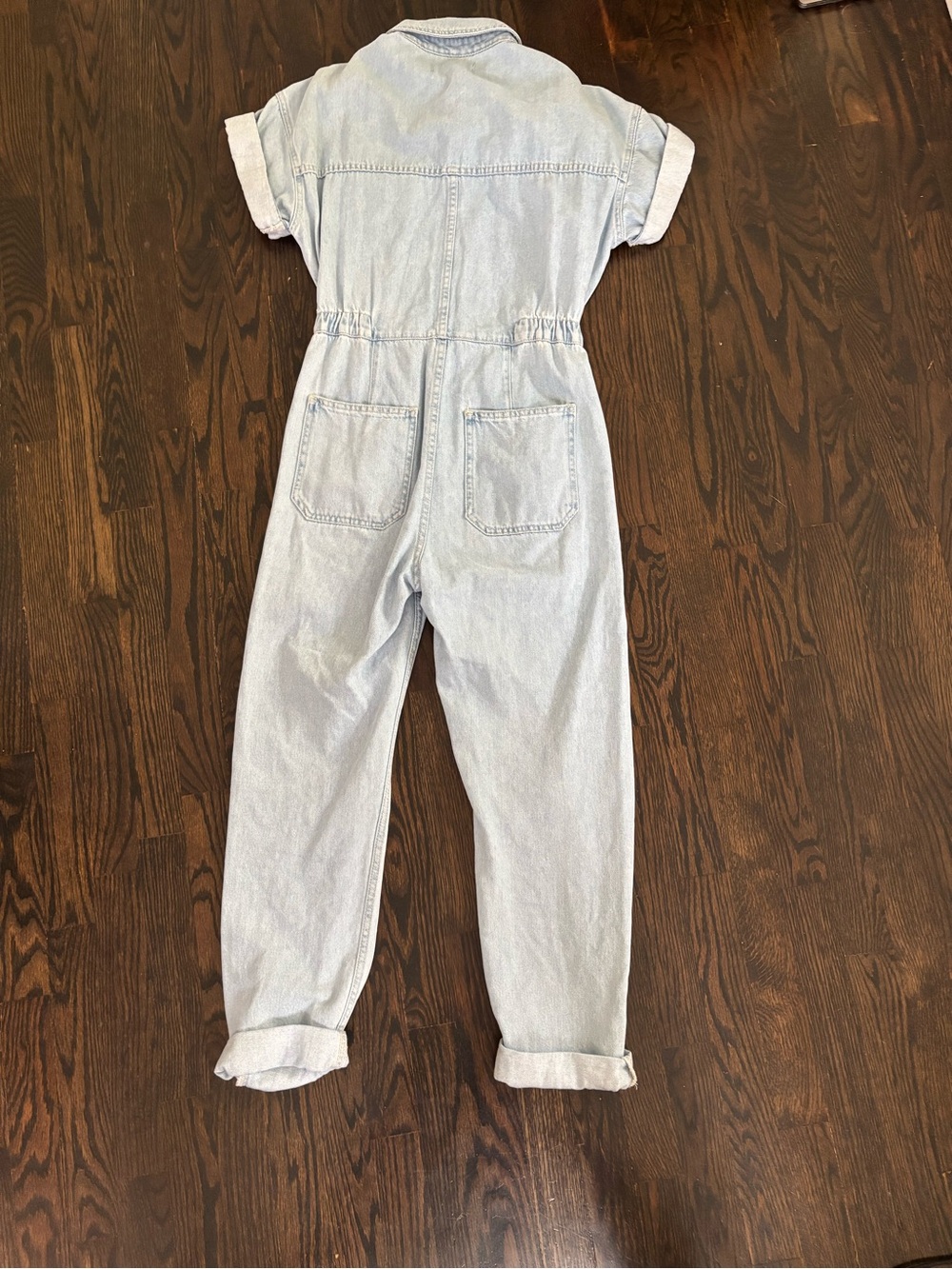 Free People Denim Jumpsuit size XS - Picture 4 of 5